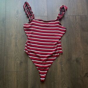 Elodie Striped Bodysuit
